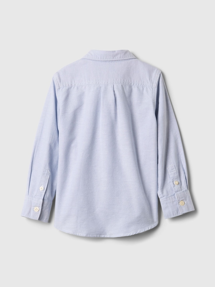 Gap Blue Long Sleeve Oxford Shirt (6mths-5yrs) - Image 2 of 2 Gap Blue Long Sleeve Oxford Shirt (6mths-5yrs) - Image 2 of 2