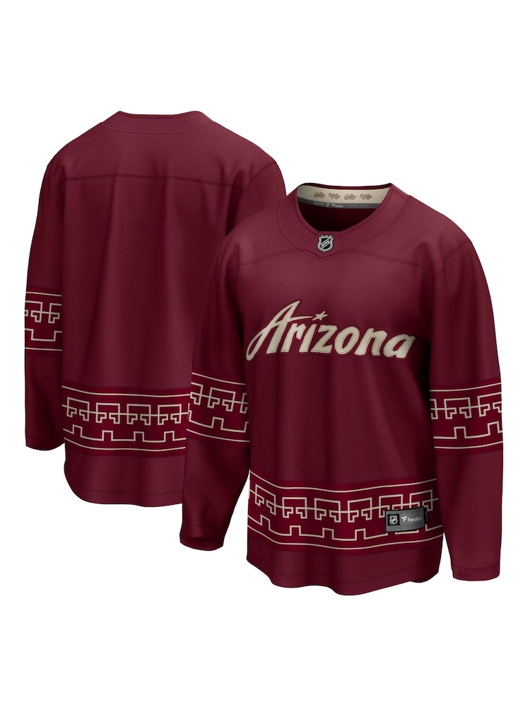 Fanatics Red NHL Arizona Coyotes Alternate Breakaway Jersey - Image 1 of 3