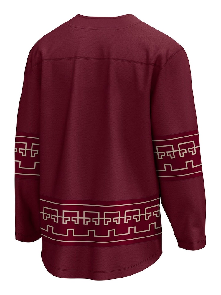 Fanatics Red NHL Arizona Coyotes Alternate Breakaway Jersey - Image 3 of 3