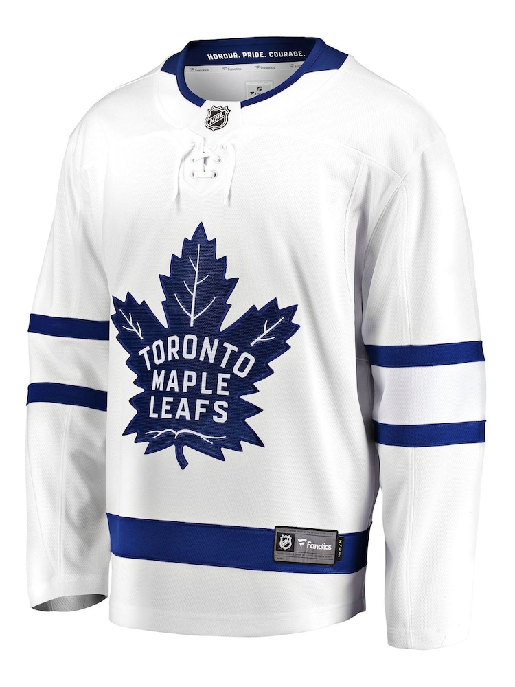 Fanatics NHL Toronto Maple Leafs Away Breakaway White Jersey - Image 3 of 3