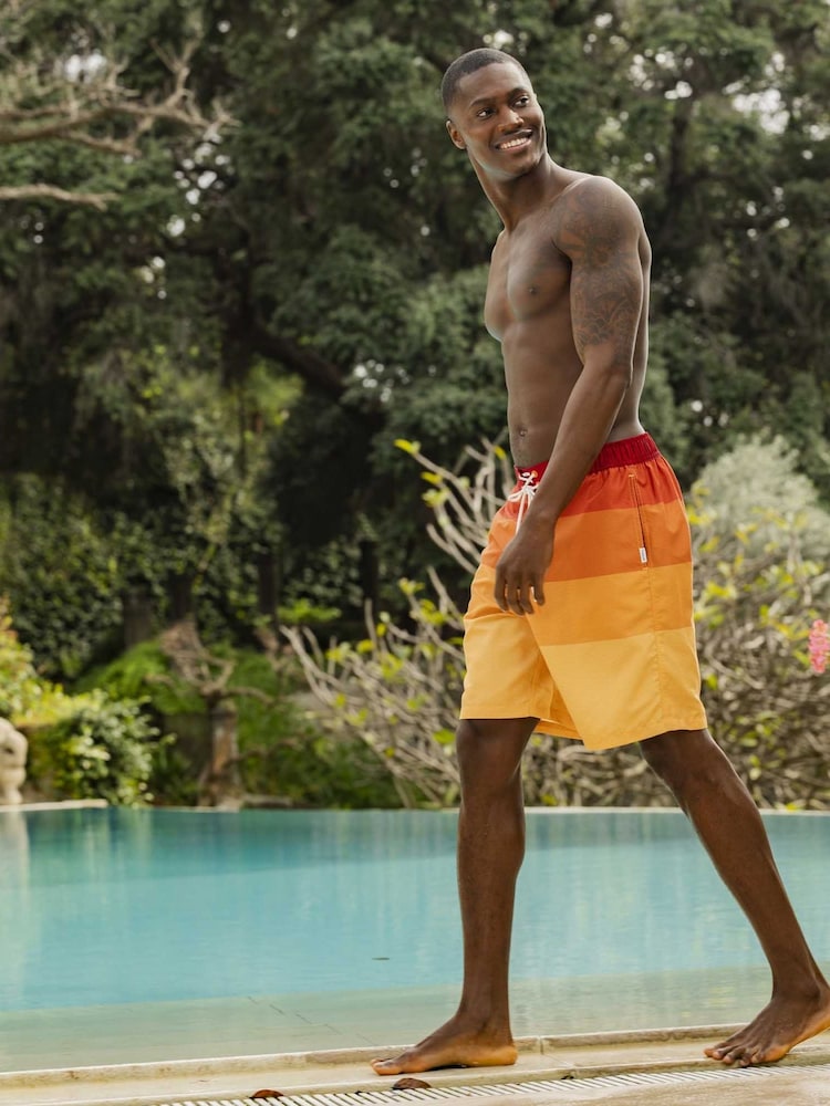 Tog 24 Orange Felix Swimming Swim Shorts - Image 1 of 6