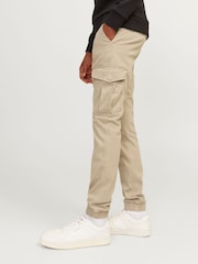 JACK & JONES JUNIOR Slim Fit Cuffed Marco Cargo Trousers - Image 4 of 8