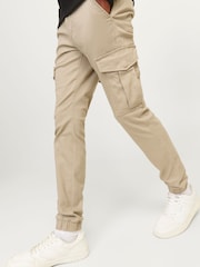 JACK & JONES JUNIOR Slim Fit Cuffed Marco Cargo Trousers - Image 5 of 8