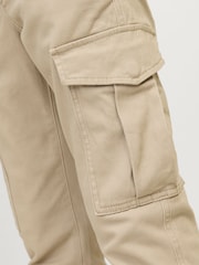 JACK & JONES JUNIOR Slim Fit Cuffed Marco Cargo Trousers - Image 6 of 8