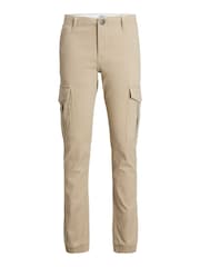 JACK & JONES JUNIOR Slim Fit Cuffed Marco Cargo Trousers - Image 7 of 8