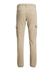 JACK & JONES JUNIOR Slim Fit Cuffed Marco Cargo Trousers - Image 8 of 8