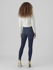 VERO MODA White Fitted Denim Jacket - Image 2 of 5