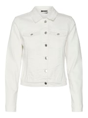 VERO MODA White Fitted Denim Jacket - Image 5 of 5