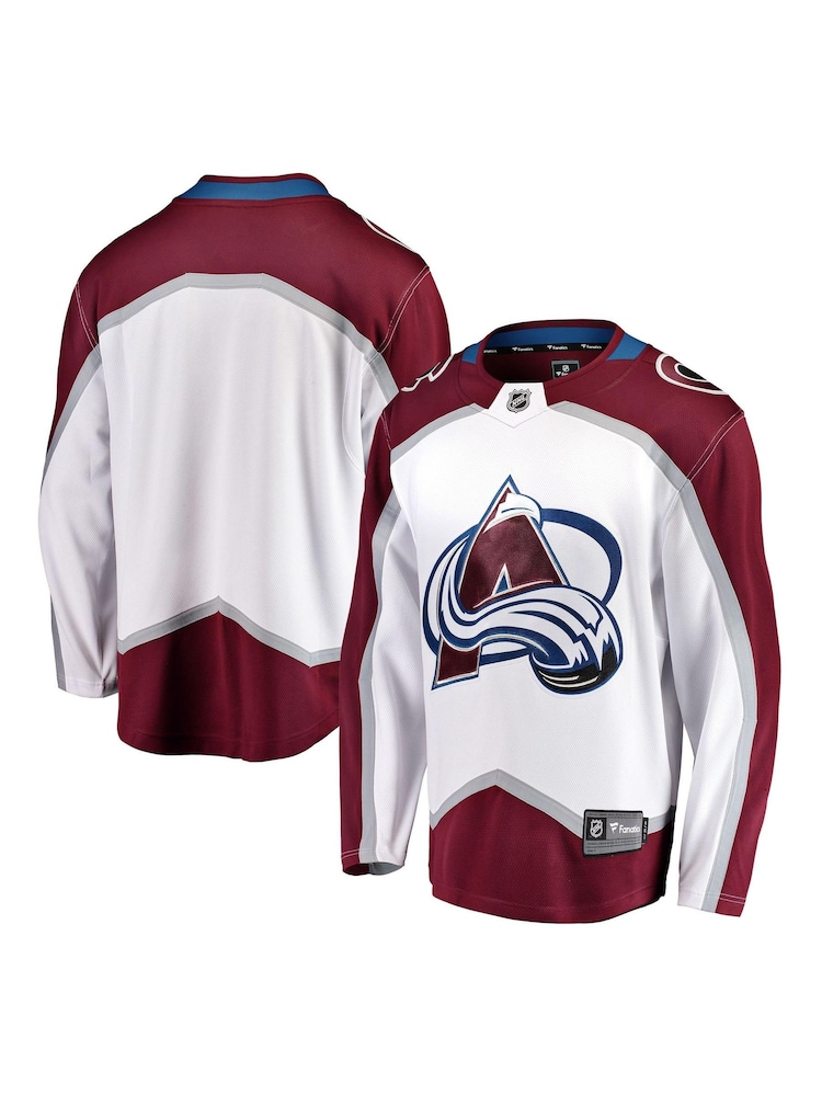 Fanatics NHL Colorado Avalanche Away Breakaway White Jersey - Image 1 of 3