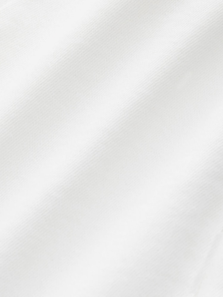 White Straight Raw Hem Jeans - Image 6 of 6