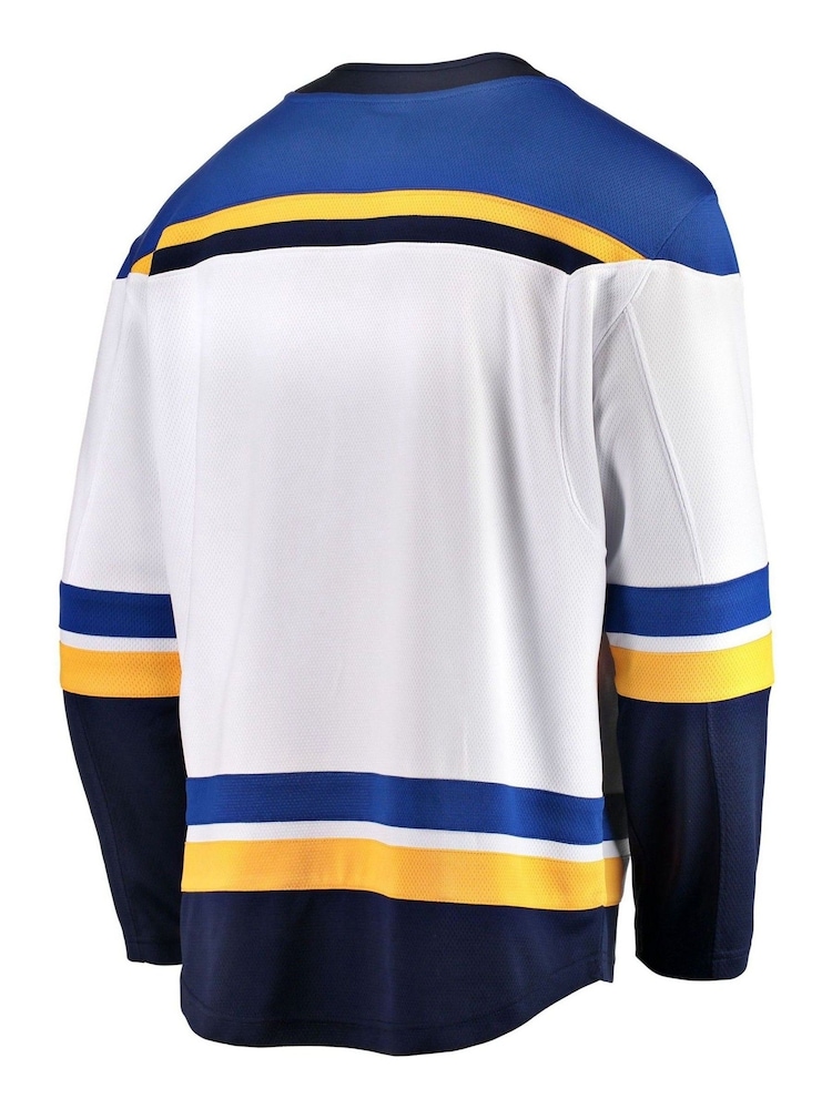 Fanatics NHL St. Louiss Away Breakaway White Jersey - Image 3 of 3