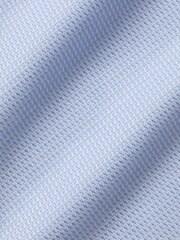 Charles Tyrwhitt Sky Blue Non-iron Mayfair Weave Cutaway Slim Fit 100% Cotton Shirt - Image 6 of 6