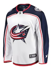 Fanatics NHL Columbus Jackets Away Breakaway White Jersey - Image 2 of 3