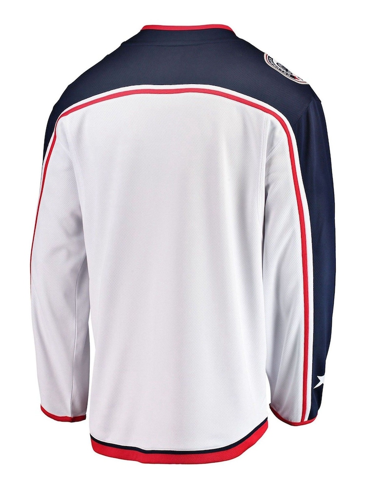Fanatics NHL Columbus Jackets Away Breakaway White Jersey - Image 3 of 3