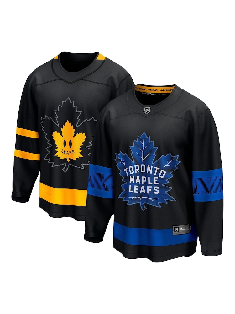 Fanatics NHL Toronto Maple Leafs Alternate Premier Breakaway Reversible Black Jersey - Image 1 of 5