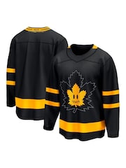 Fanatics NHL Toronto Maple Leafs Alternate Premier Breakaway Reversible Black Jersey - Image 2 of 5
