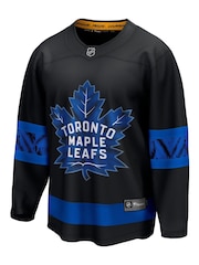 Fanatics NHL Toronto Maple Leafs Alternate Premier Breakaway Reversible Black Jersey - Image 4 of 5