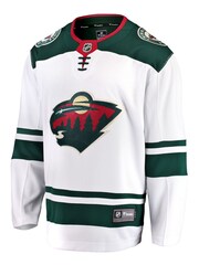 Fanatics NHL Minnesota Wild Away Breakaway White Jersey - Image 2 of 3