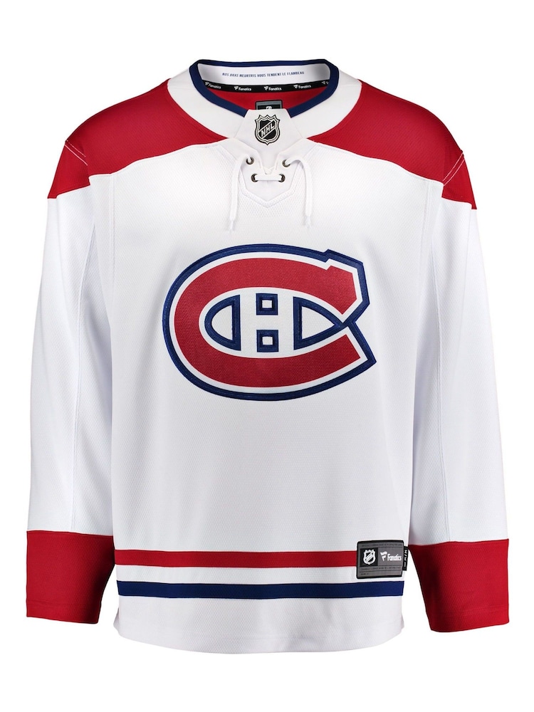 Fanatics NHL Montreal Canadiens Away Breakaway White Jersey - Image 1 of 2