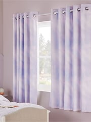 Lilac Purple Ombre Eyelet Blackout Curtains - Image 1 of 5