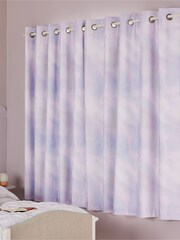 Lilac Purple Ombre Eyelet Blackout Curtains - Image 2 of 5