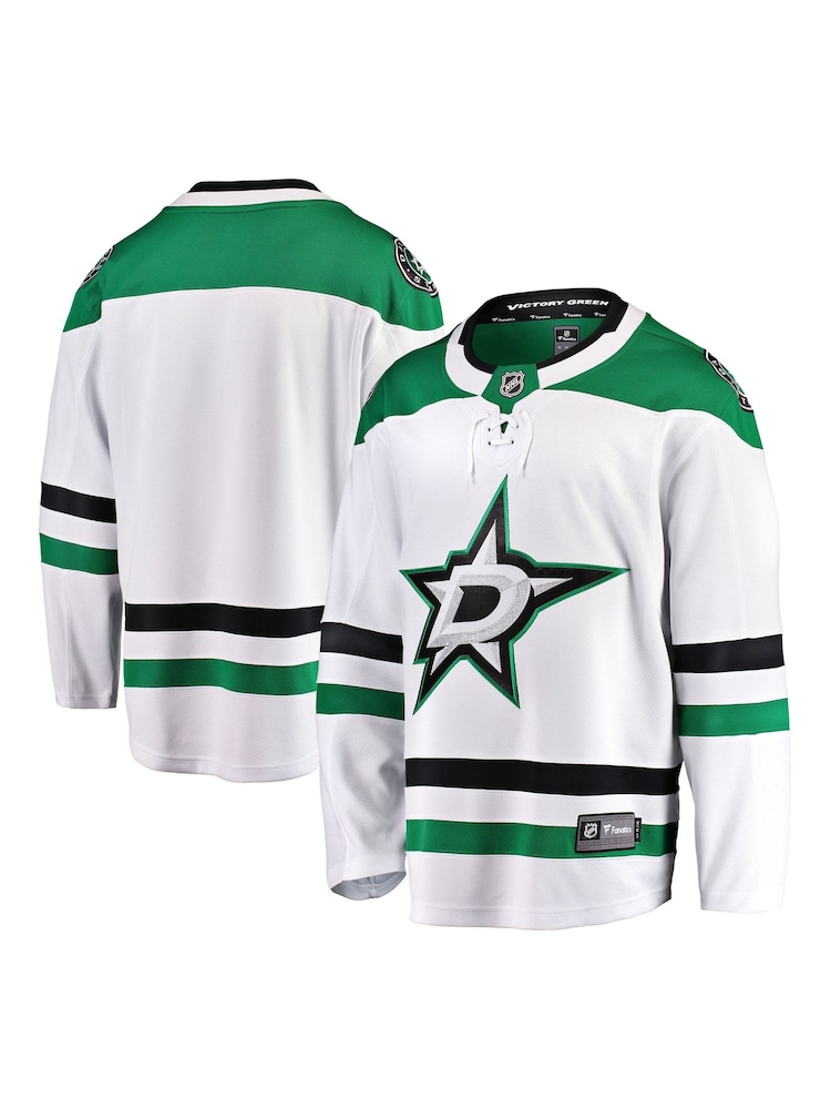 Fanatics NHL Dallas Stars Away Breakaway White Jersey - Image 2 of 3