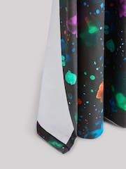 Black Splatter Eyelet Blackout Curtains - Image 9 of 9
