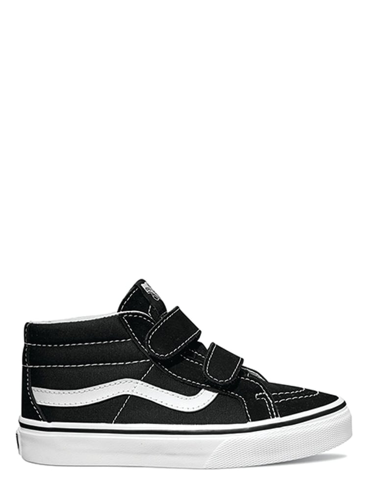 Vans Kids Sk8Mid Reissue Hook And Loop Black Shoes - Image 2 of 2