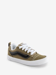 Vans Boys Olive Green Knu Skool Trainers - Imagen 2 de 5