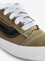 Vans Boys Olive Green Knu Skool Trainers - Imagen 4 de 5