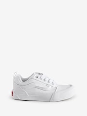 Vans Girls Knu Skool White Trainers - Image 1 of 5