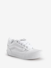Vans Girls Knu Skool White Trainers - Image 2 of 5