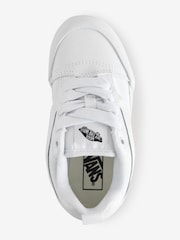 Vans Girls Knu Skool White Trainers - Image 3 of 5