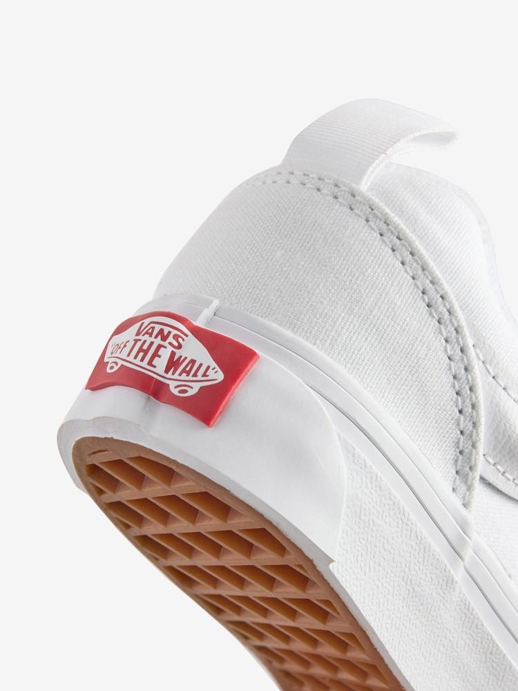 Vans Girls Knu Skool White Trainers - Image 5 of 5