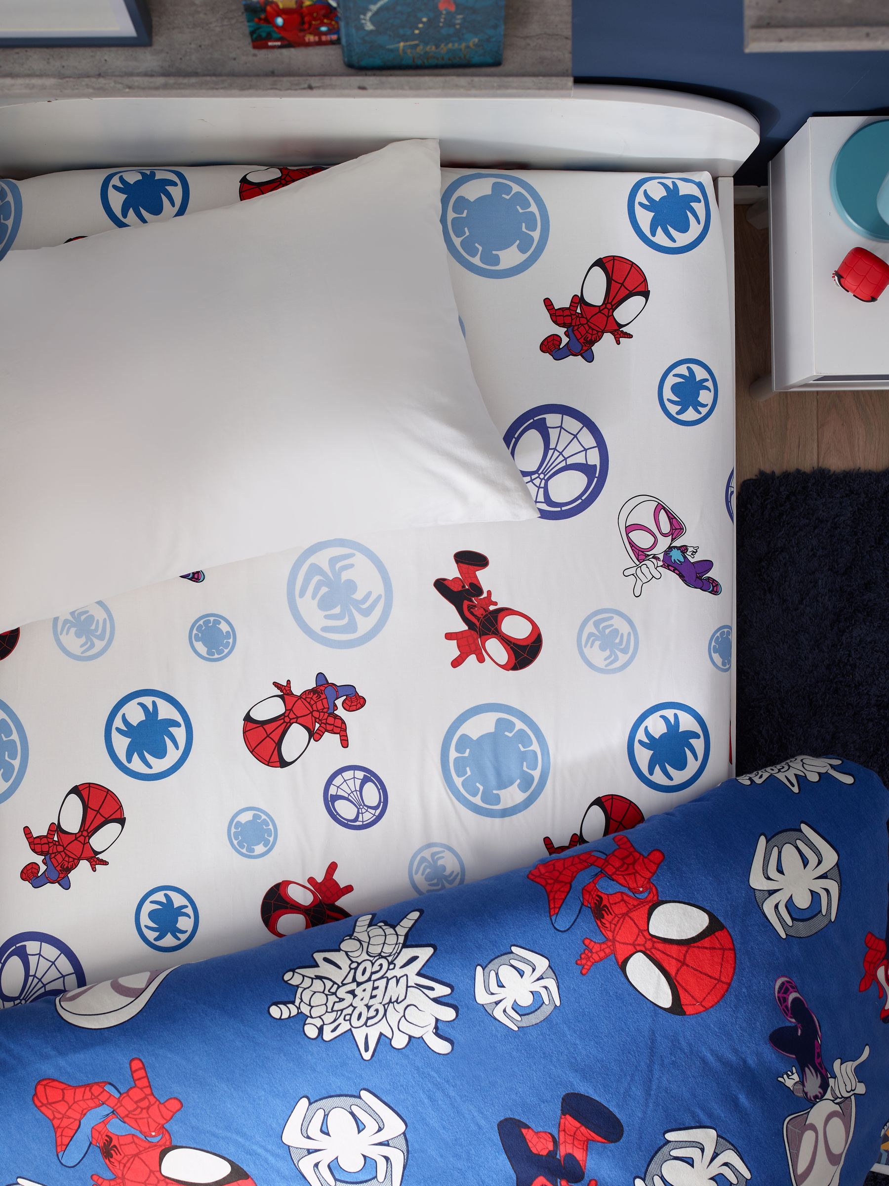 Buy Multi Disney Spidey and His Amazing Friends 100 Cotton Fitted Sheet from Next USA