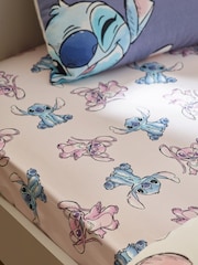 Pink Disney Lilo & Stitch 100% Cotton Fitted Sheet - Image 2 of 3