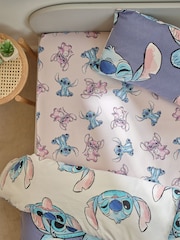 Pink Disney Lilo & Stitch 100% Cotton Fitted Sheet - Image 3 of 3