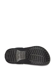 Schwarz - Crocs klassische Clogs mit flauschigem Futter und Plateausohle - Bild 5 von 8