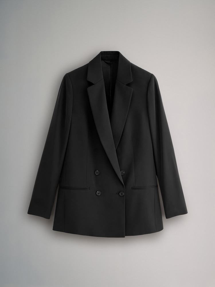 The Set Black Double Breasted Blazer - Image 2 of 11