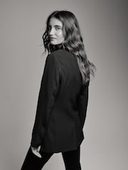 The Set Black Double Breasted Blazer - Image 3 of 11