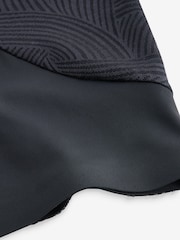 Noir - Culotte légère de contrôle du ventre en microfibre et dentelle - Image 7 of 7