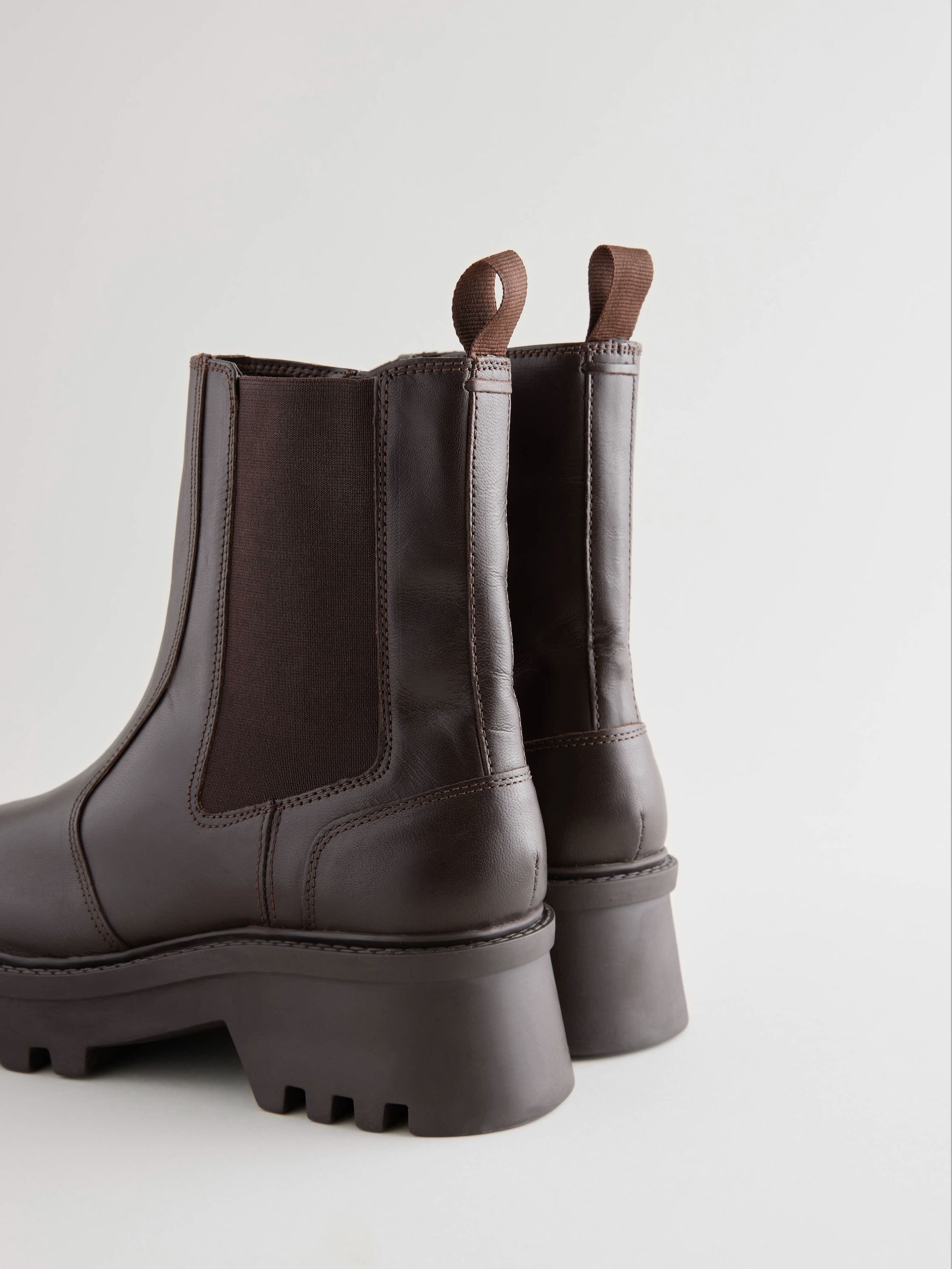 Choco closet◎　0324 Buy Chocolate Brown Forever Comfort® Leather Chunky Chelsea