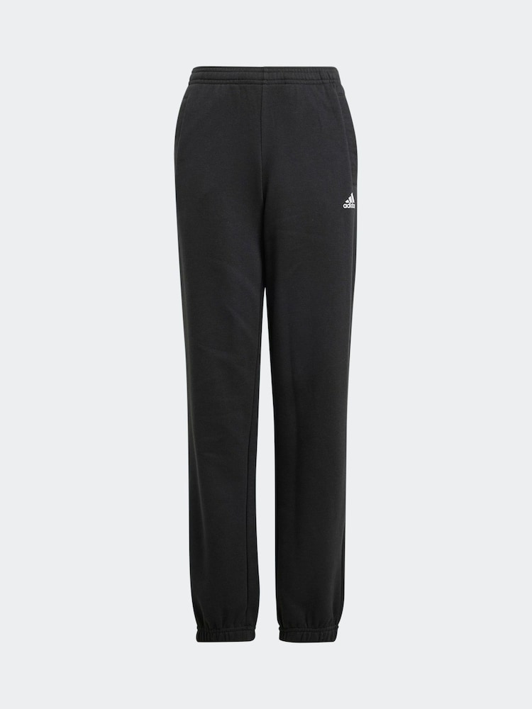 adidas Black Kids Essentials Small Logo Feel Cozy Fleece Joggers - Image 4 of 4 adidas Black Kids Essentials Small Logo Feel Cozy Fleece Joggers - Image 4 of 4