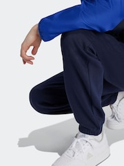 adidas Navy Kids Essentials Small Logo Feel Cozy Fleece Joggers - Image 4 of 6