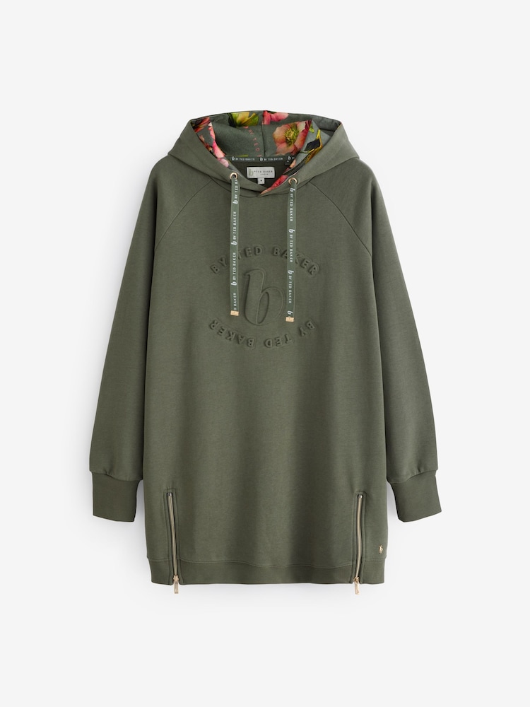 B by Ted Baker Longline Hoodie - Image 7 of 9