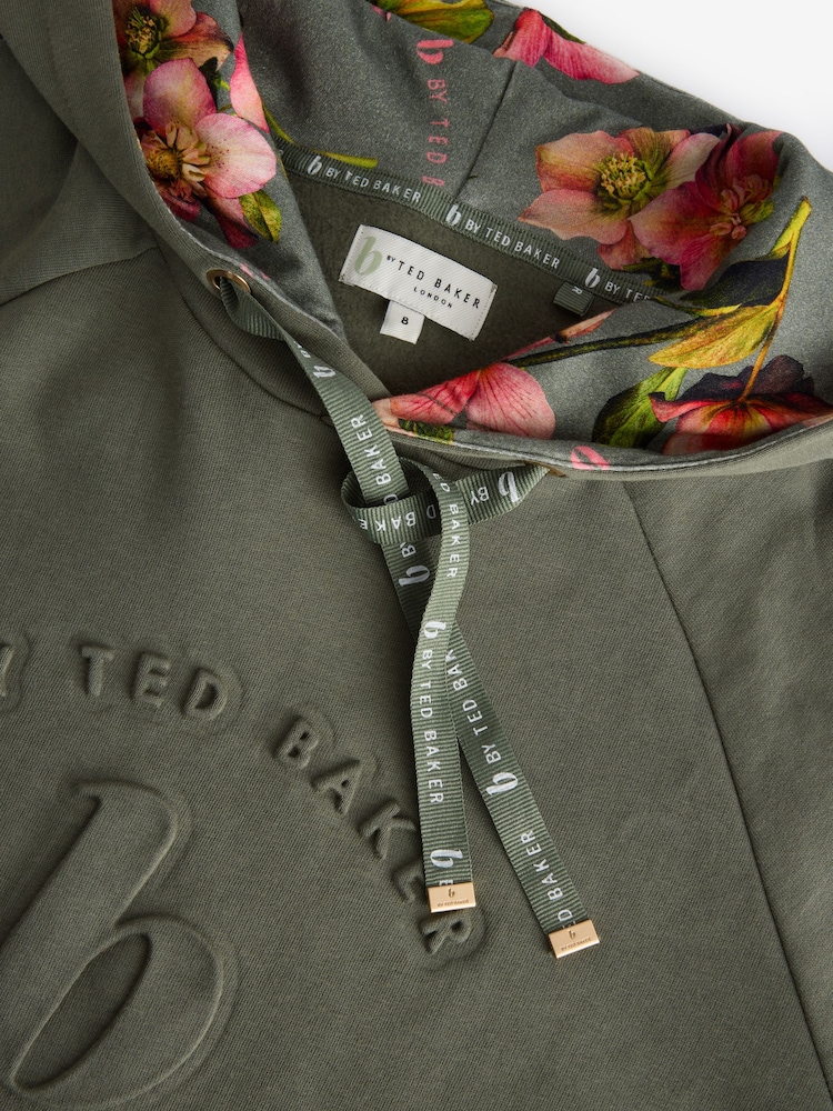 B by Ted Baker Longline Hoodie - Image 8 of 9