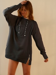 B by Ted Baker Longline Hoodie - Image 1 of 5