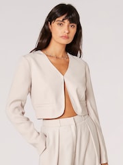 Apricot Cream Cropped Bolero Jacket - Image 1 of 5