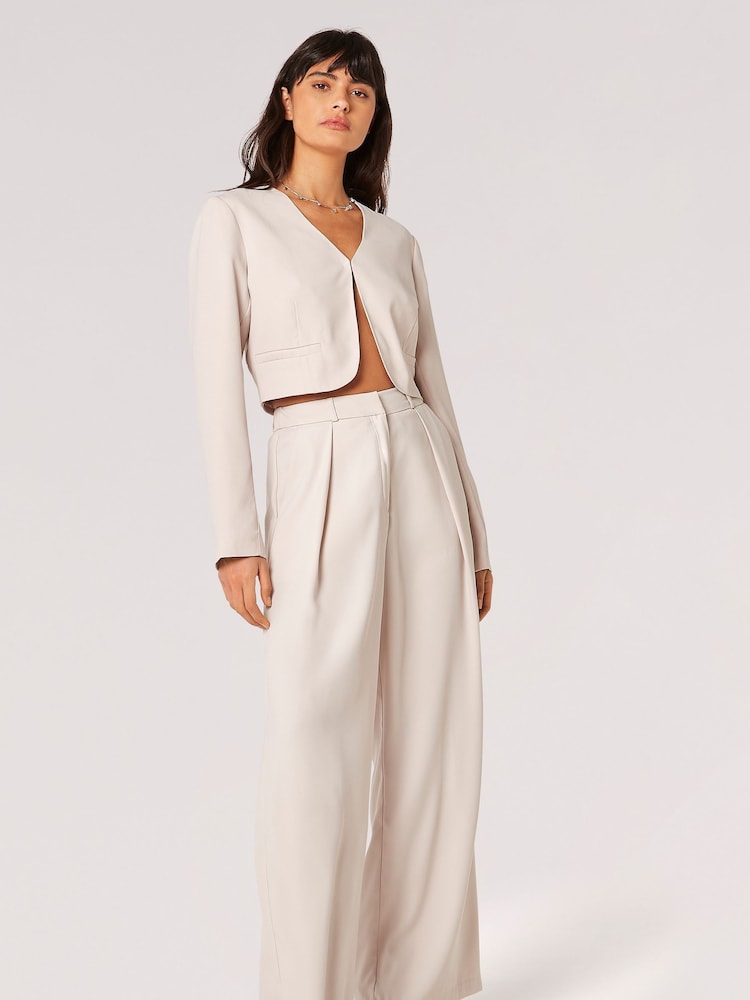 Apricot Cream Cropped Bolero Jacket - Image 2 of 5