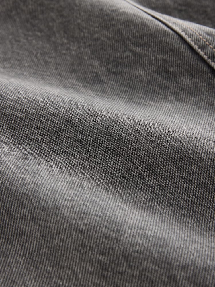 Grey 100% Cotton Hourglass Maxi Denim Skirt - Image 7 of 7 Grey 100% Cotton Hourglass Maxi Denim Skirt - Image 7 of 7